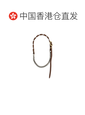 香港直邮Miu Miu 缪缪 女士 皮革项链 5IC3232G75
