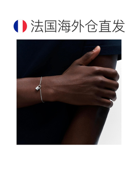 自营欧洲直邮LV路易威登 Silver Lockit女士银色纯银手链