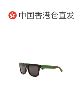 香港直邮GUCCI 男士太阳镜 GG0001SN003 AW2022 灰色 徽标太阳镜