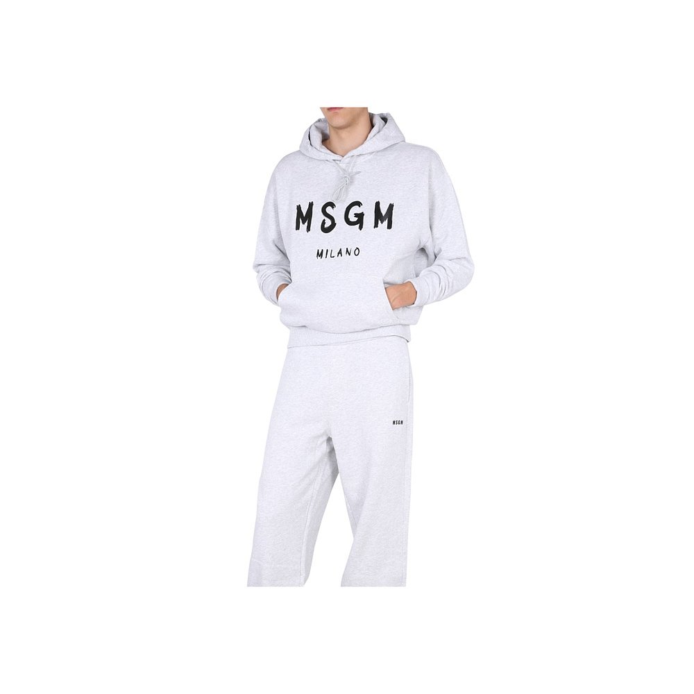 香港直邮MSGM logo印花连帽卫衣 2000MM515200004 - 图0