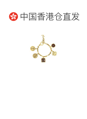 1h可退 Saint Laurent 圣罗兰 女士 CASSANDRE 金色金属手链 A003
