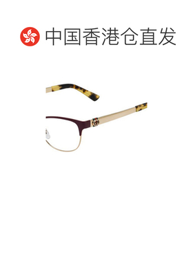 1h可退 香港直邮GUCCI 女士眼镜 GG4281LVN SS2023 花色 徽标细节