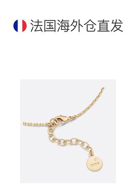 欧洲直邮Christian Dior克里斯汀迪奥女士项链金色华丽高雅轻奢