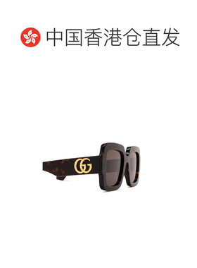 1h可退 香港直邮Gucci 古驰 女士 全边框太阳镜 GG1547S brown棕