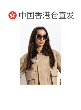 香港直邮PRADA 女士太阳镜 0PR15WS001R0A6 CO 棕色 Sunglasses `