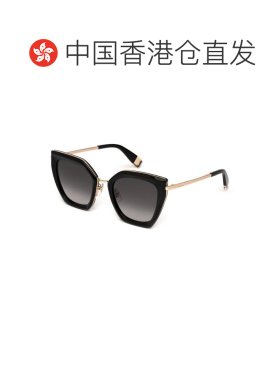 香港直邮FURLA 女士太阳镜 SFU8210700 CO 黑色
