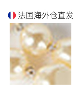 自营欧洲直邮GERARD DAREL JACKIE女士白色玻璃珠双层项链