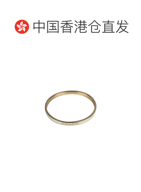 香港直邮COACH 女士手链手镯 463839GLD100 AW2024 金色 圆形手镯
