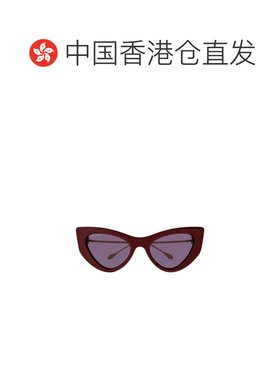 香港直邮Gucci 古驰 女士 几何框太阳镜 GG1565S red红色 舒适时