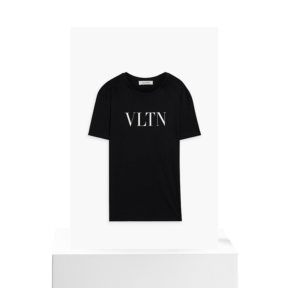 【99新未使用】香港直邮Valentino 华伦天奴 女士 VLTN 徽标印花T - 图3