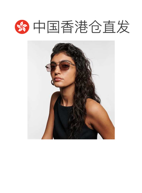 1h可退 香港直邮Gucci 古驰 女士 Script 飞行员太阳眼镜