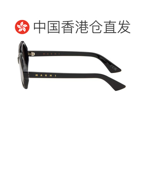1h可退 香港直邮Marni 玛尼 男士 黑色 Nozea 太阳镜 BlackJX3