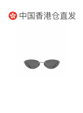 香港直邮Balenciaga 巴黎世家 女士 Gossip 银色金属太阳眼镜 858
