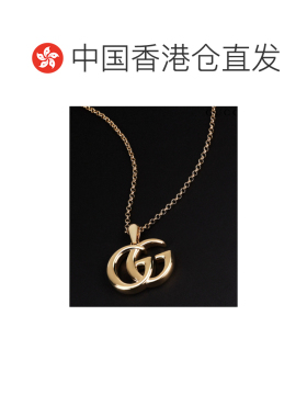 香港直邮GUCCI 女士项链 874401I46000912 CO 金色 GG Marmont吊