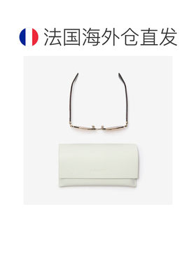 自营欧洲直邮Burberry博柏利 Shield系列男士金色金属飞行员太阳