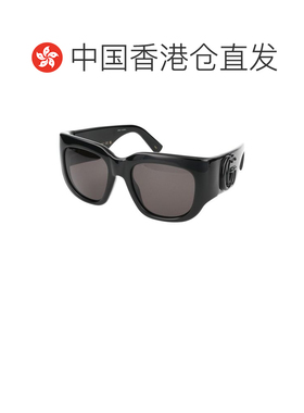 香港直邮Gucci 古驰 女士 徽标太阳镜 GG1545S black黑色 舒适时