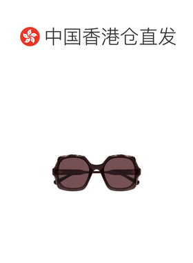 1h可退 香港直邮Chloe 蔻依 女士 几何框太阳镜 CH0226S red红色