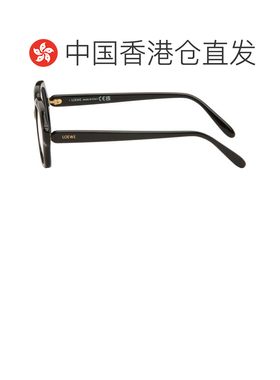 1h可退 香港直邮LOEWE 罗意威 女士 黑色 Slim Square 眼镜 LW501