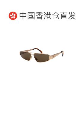 1h可退 香港直邮CELINE 女士太阳镜 CL40318U28E AW2025 绿色 MET
