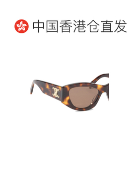 1h可退 香港直邮CELINE 女士眼镜 4S308CPLB19DT CO 棕色 全框太