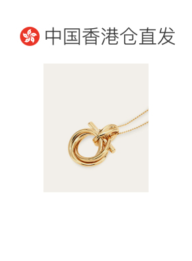 1h可退 Salvatore Ferragamo Gancini 吊坠项链 760551