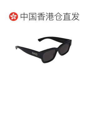 1h可退 香港直邮Gucci 古驰 男士 矩形太阳镜 GG1794S black黑色