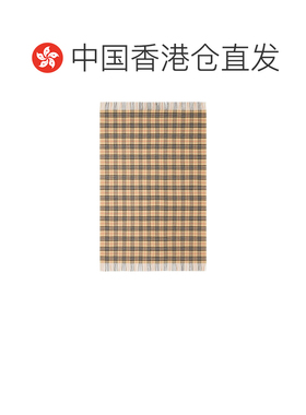 香港直邮BURBERRY/博柏利 男士 格纹羊绒毯 crov 【付后1h可退】