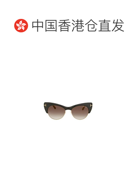 香港直邮TOM FORD 女士眼镜 TF038701G AW2025 黑色 徽标渐变太阳