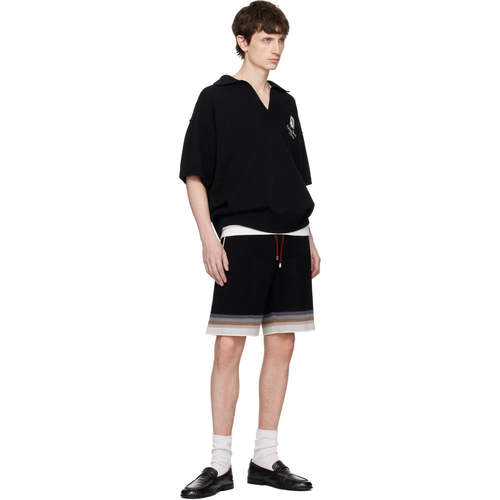 1h可退 香港直邮AMIRI 男士 黑色 MA Chateau Polo 衫 AMTOKN1068 - 图2
