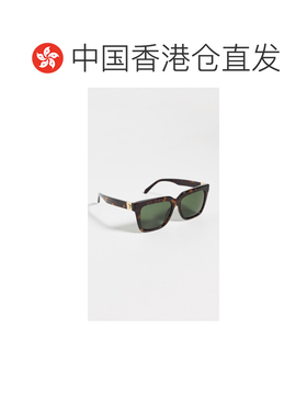 1h可退 香港直邮versace 范思哲 女士 Medusa 扣板龟甲色太阳眼镜