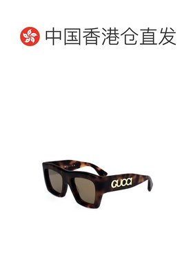 1h可退 香港直邮Gucci 古驰 女士 几何框太阳镜 GG1772S colorful