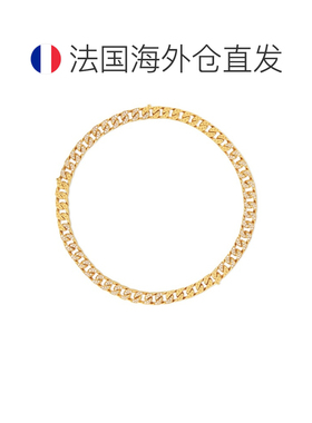 自营1h可退 欧洲直邮LV路易威登 Cuban Chain金色黄金珠宝项链男