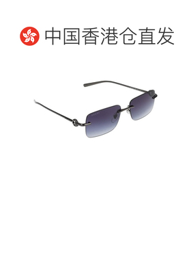 1h可退 香港直邮Gucci 古驰 男士 矩形太阳镜 GG1703S black黑色