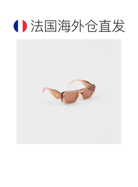 自营欧洲直邮PRADA普拉达 Symbole女士巧克力棕色镜片醋酸纤维太