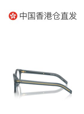 1h可退 香港直邮Prada 普拉达 男士 徽标平光镜 PRA14V blue蓝色