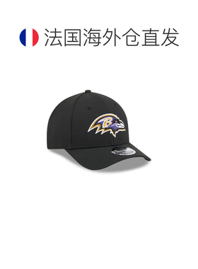 欧洲直邮自营New Era 9FORTY男女通用黑色鸭舌帽