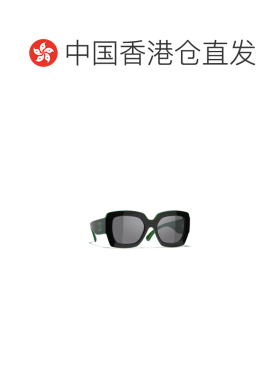 香港直邮CHANEL 女士眼镜 CH60591772B1 CO 灰色 徽标太阳镜