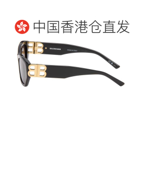 1h可退 香港直邮Balenciaga 巴黎世家 男士 黑色 BB Square 太阳
