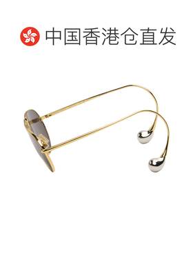 1h可退 香港直邮Bottega Veneta 葆蝶家 女士 金色 Drop 飞行员太