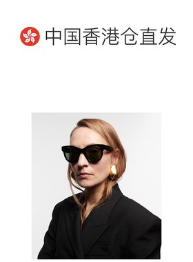 1h可退 香港直邮Celine 思琳 女士 猫眼太阳眼镜 black黑色 舒适