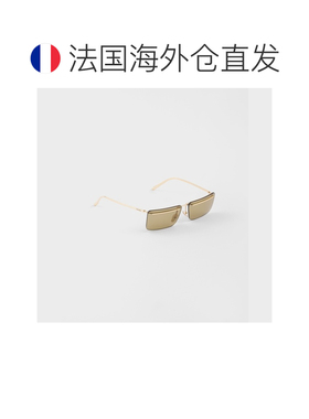 自营欧洲直邮PRADA普拉达 Eyewear Collection男士橄榄色无框太阳
