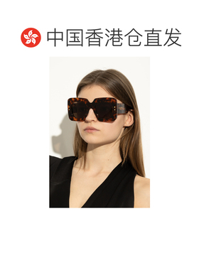 香港直邮BALMAIN 女士太阳镜 BPS180B5100 CO 棕色 B-BOLD sungla