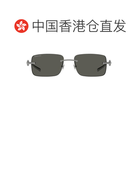 1h可退 香港直邮Gucci 古驰 男士 矩形太阳镜 GG1703S metal金属