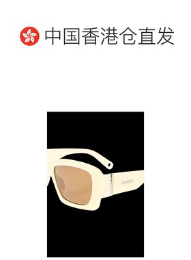 1h可退 香港直邮Jacquemus 女士 矩形框太陽眼鏡 JAC600C6SUN