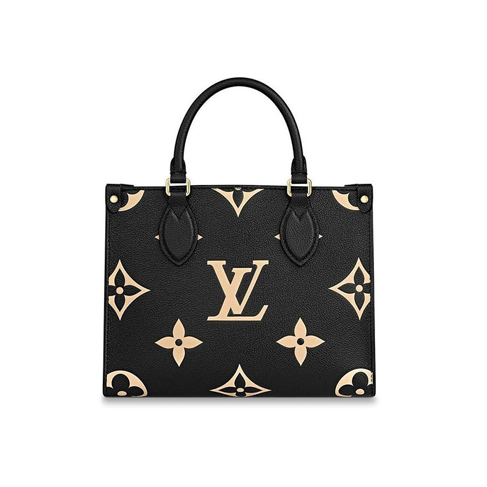 Louis Vuitton/路易威登ONTHEGO女士老花单肩手提托特包-图0