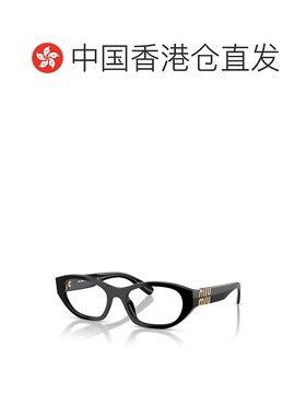 1h可退 香港直邮Miu Miu 缪缪 女士 全框平光镜 MU03WV black黑色