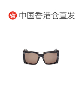 香港直邮MAX MARA 女士眼镜 MM012463J AW2025 棕色 全框太阳镜
