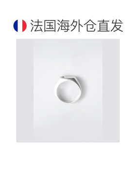 自营欧洲直邮COS 男士银色黄铜抽象雕刻戒指配饰