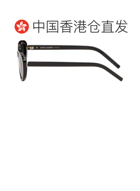 1h可退 香港直邮Saint Laurent 圣罗兰 女士 黑色 SL M154 太阳镜