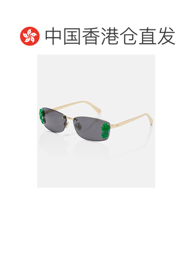 香港直邮DIOR 迪奥 女士 四叶草精饰矩形太阳眼镜